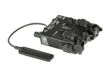 WADSN DBAL-A2 Illuminator / Laser Module Blå + IR Aluminium - Sort