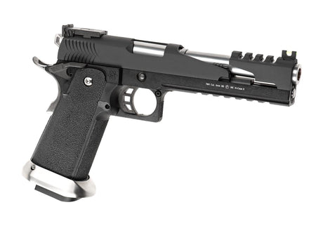 WE Hi-Capa 6 T-Rex Customs Titanium Barrel Full Metal GBB - Black