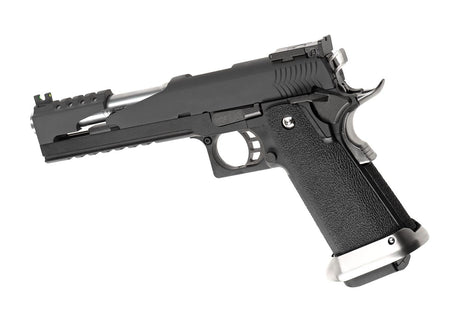 WE Hi-Capa 6 T-Rex Customs Titanium Barrel Full Metal GBB - Black