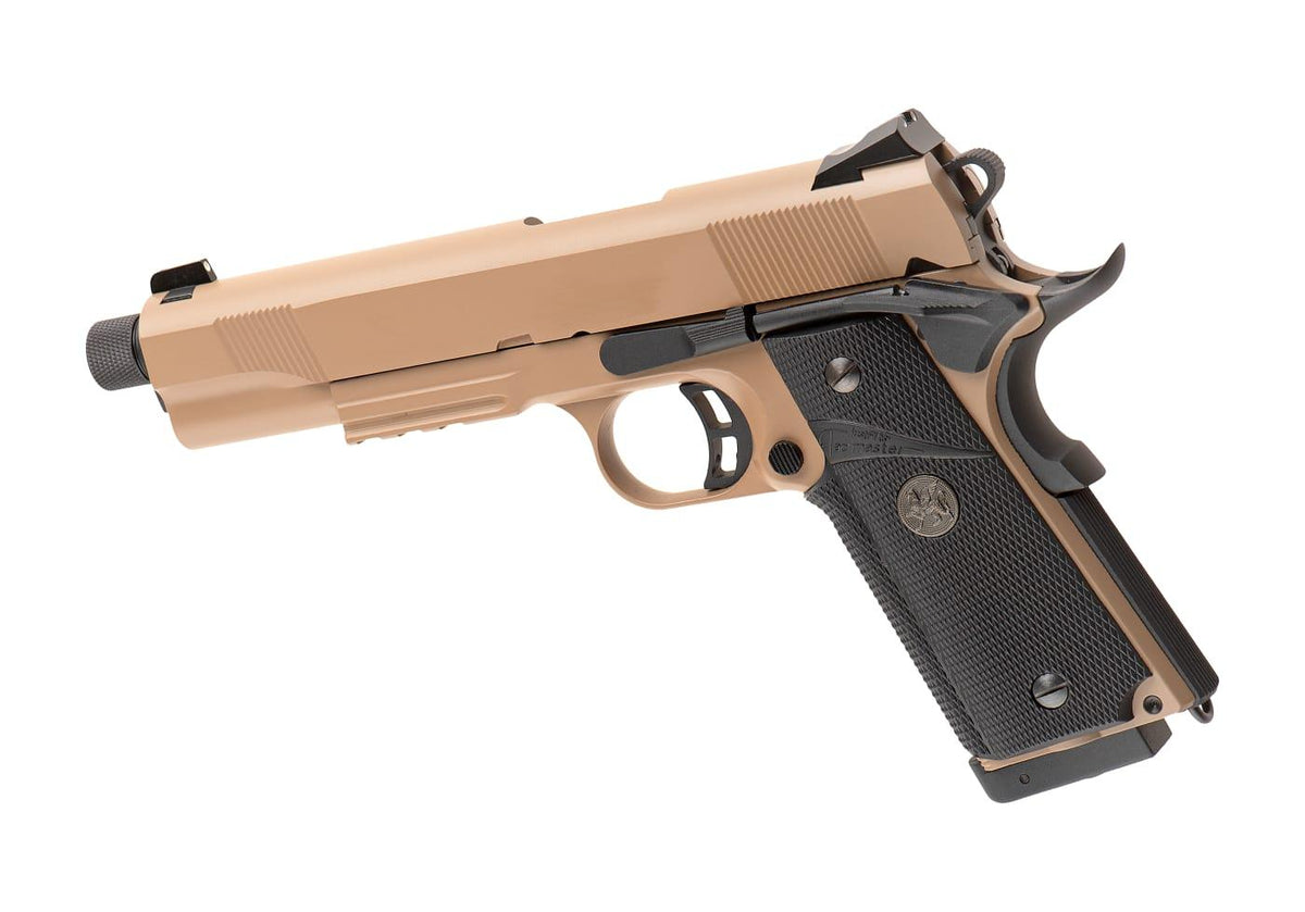 KJ Works M1911 MEU TBC Full Metal Co2 - Tan