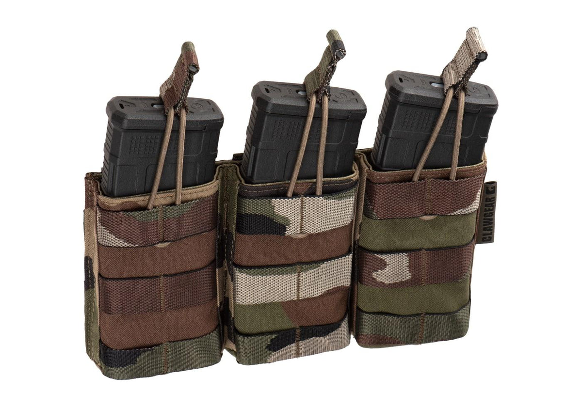 Clawgear 5.56mm Open Trippel magasinlomme Core