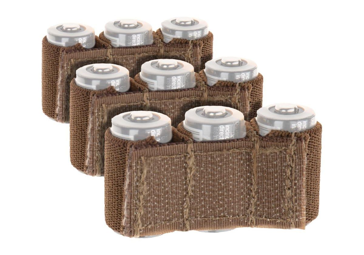 Invader Gear Batteri Strap CR123 3-pack