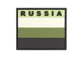 JTG Russia Flag gummipatch - Forest