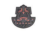 JTG Ghost Ship Skull gummipatch