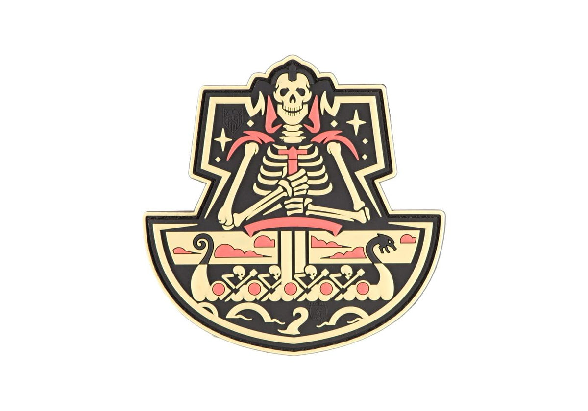 JTG Ghost Ship Skull gummipatch
