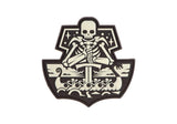 JTG Ghost Ship Skull gummipatch