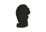 JTG Northman Dragon Ship Head gummipatch - Hvid