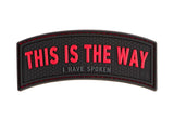 JTG This is the Way gummipatch - Multicolor