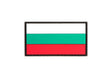 JTG Bulgarian Flag gummipatch - Sort