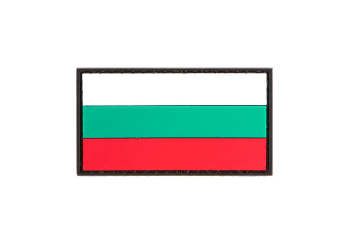 JTG Bulgarian Flag gummipatch - Sort