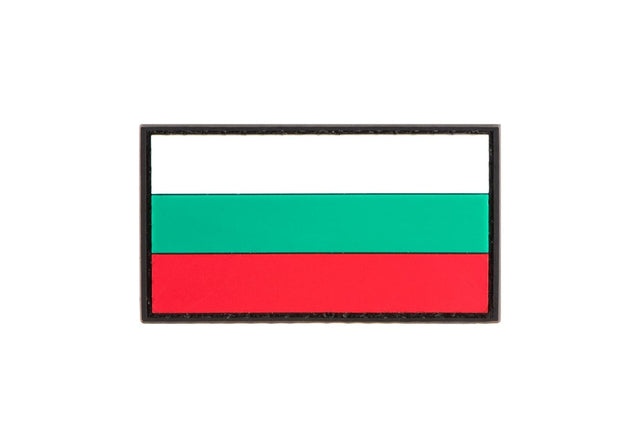 JTG Bulgarian Flag gummipatch - Sort