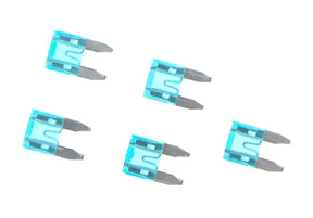 Nimrod Mini Type Sikring 15A 5pcs - Blå