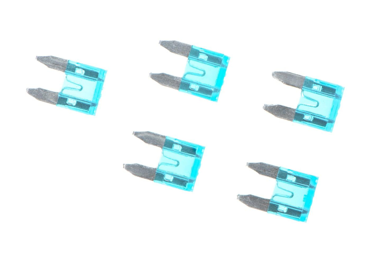 Nimrod Mini Type Sikring 15A 5pcs - Blå