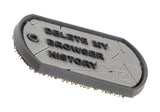 JTG Browser History Patch - Grå