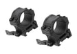 Leapers Accu-Sync QR 25.4mm Lav Profil Ringe - Sort
