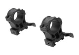 Leapers Accu-Sync QR 25.4mm High Profil Ringe - Sort