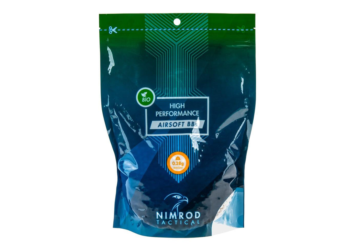 Nimrod 0.28g Bio BB High Performance 3570rds - Hvid