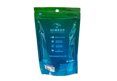 Nimrod 0.30g Bio BB High Performance 1000rds - Hvid
