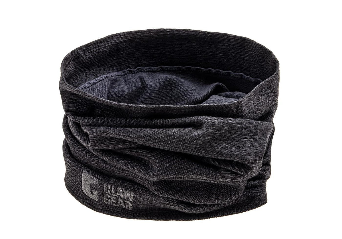 Clawgear Merino Seamless Neck Gaiter Long - Sort