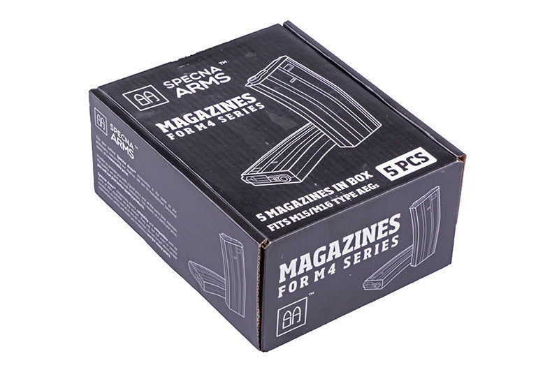 Specna Arms low cap M4 magasiner - 5 stk.