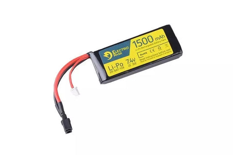 LiPo Batteri 7,4V 1500mAh 20/40C (DEANS)