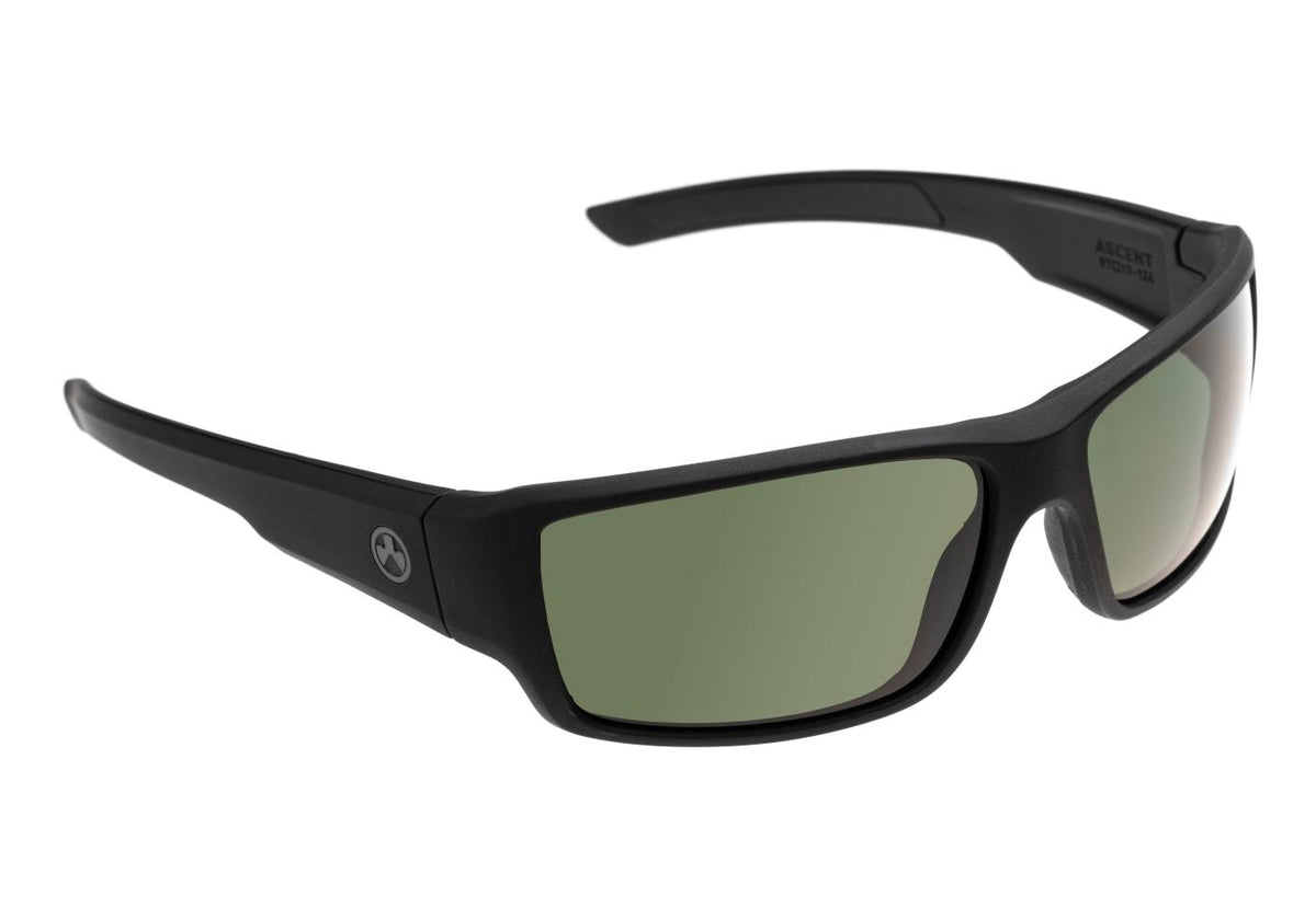 Magpul Ascent - Polariseret - Sort Stel / Grå Grøn Glas