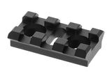 5KU B-2L Skinne Section - Sort