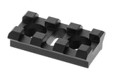 5KU B-2L Skinne Section - Sort