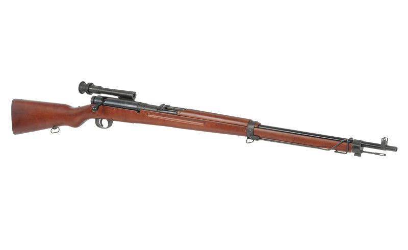 Type 97 bolt-action airsoft riffel - ægte træ