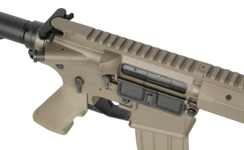 WE13 13" M4/AR-15 Knight's Armament Airsoft Riffel, 30 RPS, ETU - Tan