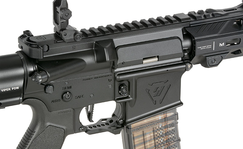 Strike Industries 7" Raider CQB CGS Lightning Serie GBBR Replica - Sort