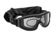 SwissEye F-Tac Goggle Smoke / Orange / Clear - Sort