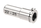 Maxx Model CNC Titanium Adjustable air seal nozzle 22mm - 25mm til AEG