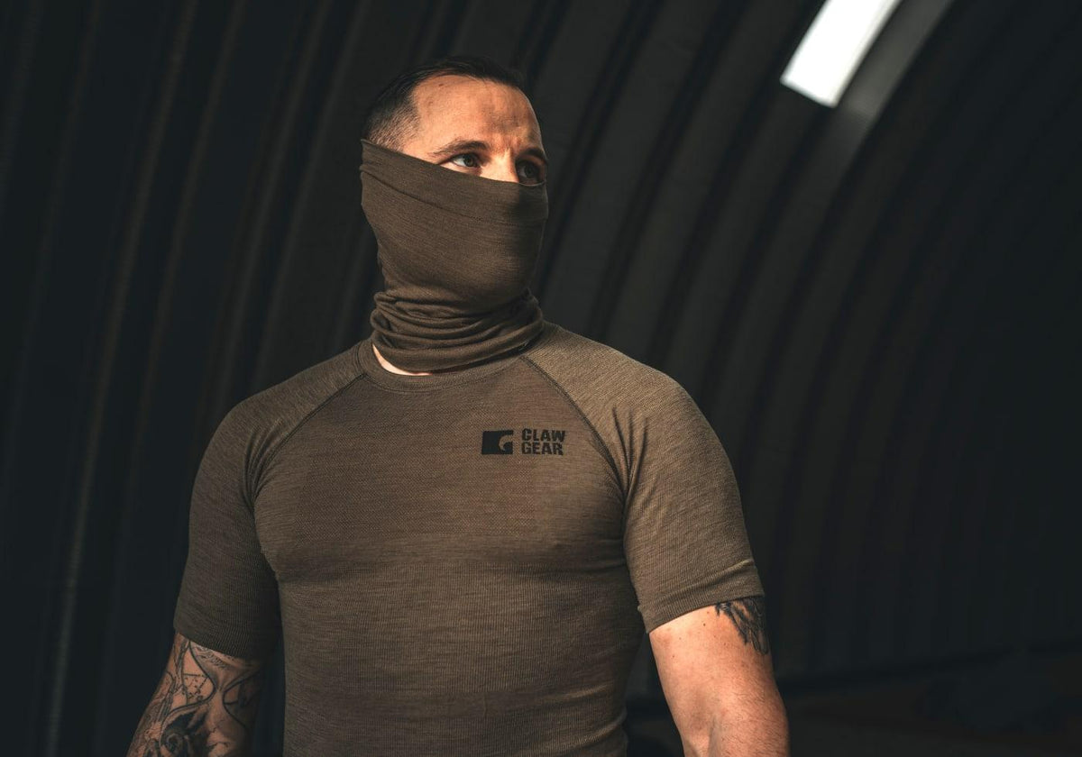 Clawgear Merino Seamless Shirt SS - Sort