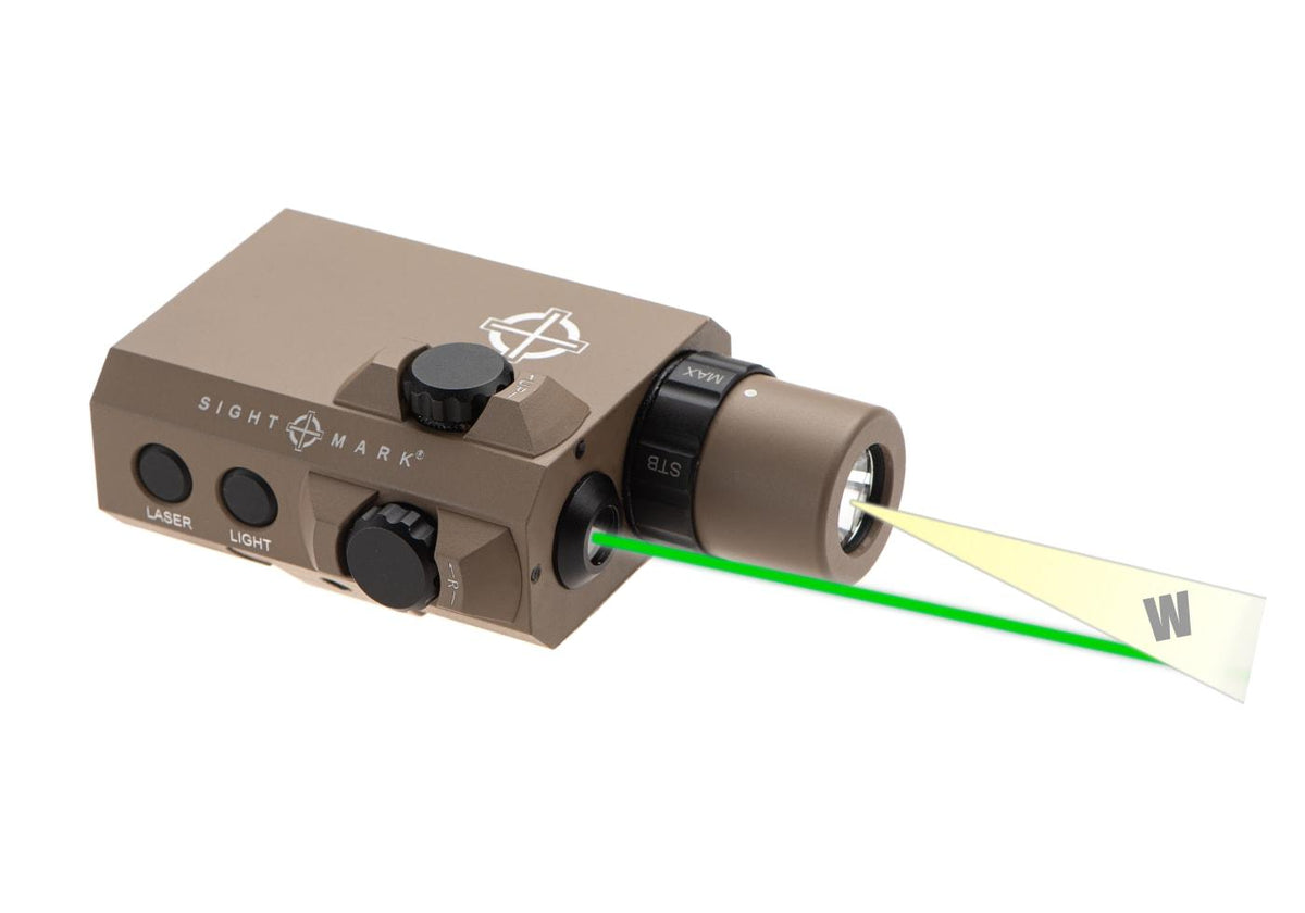 Sightmark LoPro Mini Combo Flashlight og Grøn Laser