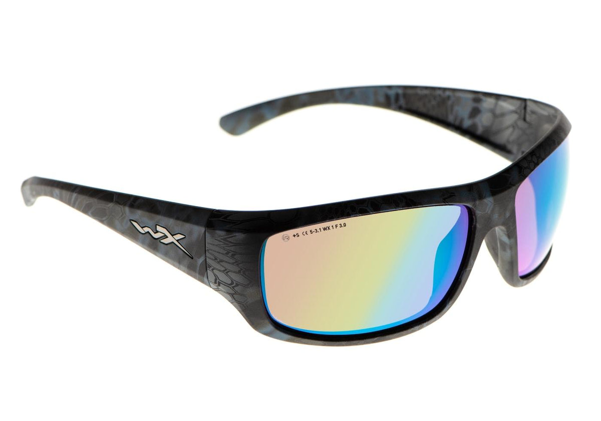 Wiley X WX Omega Captivate Polariseret Grøn Spejl - Kryptek Neptune