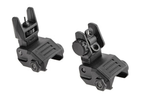 DLG Tactical Lav Profil Foldbar Sigte Set - Sort