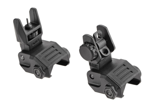 DLG Tactical Lav Profil Foldbar Sigte Set - Sort