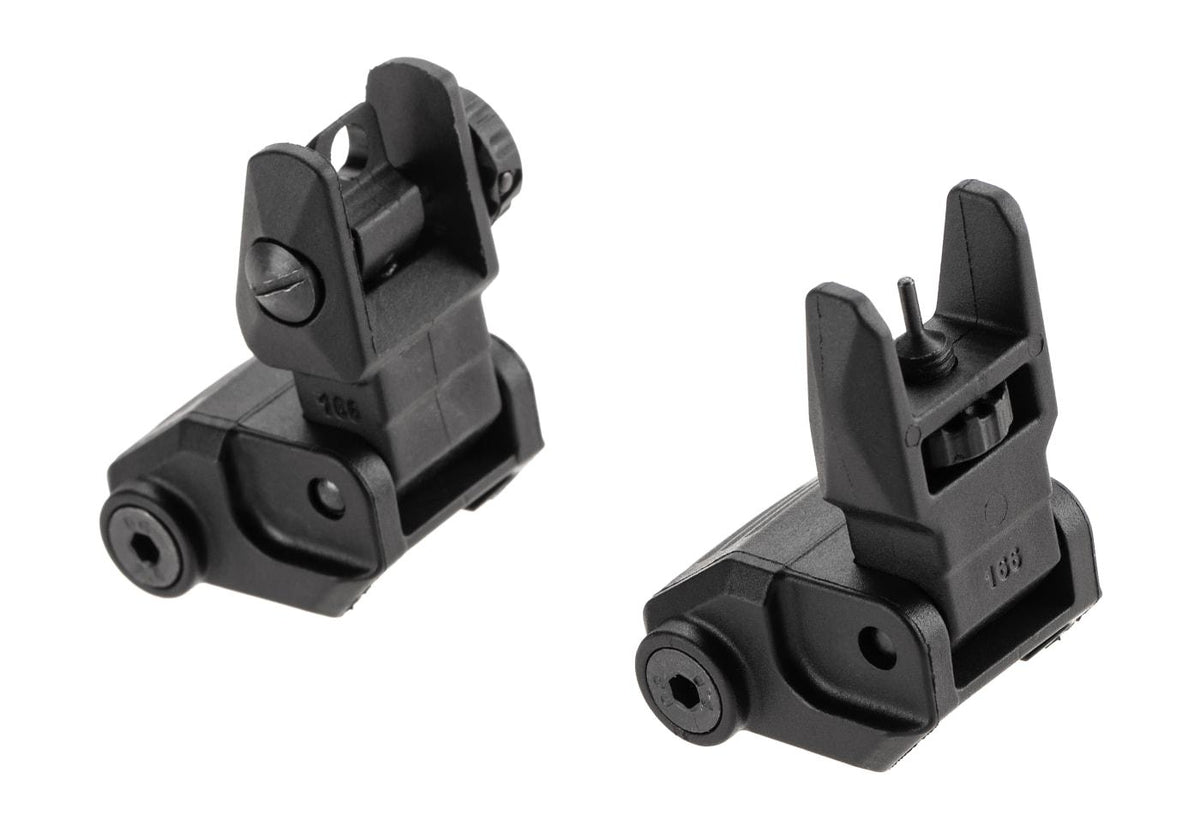 DLG Tactical Lav Profil Foldbar Sigte Set - Sort