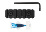 Strike Industries LINK KeyMod & M-LOK 6 Slots Skinne - Sort