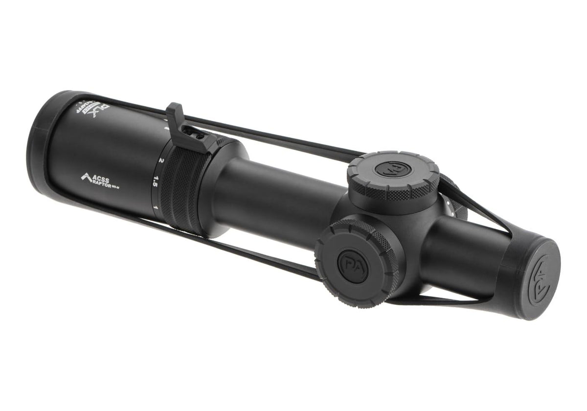 Primary Arms PLxC 1-8X24 FFP ACSS Raptor M8 Meters Reticle 5.56/.308 - Sort