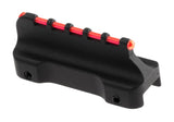 LPA Adjustable Fiber Optic Front Sigte til 6-8mm Shotgun Ribs