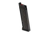 Salient Arms Magazin RED / Enkelt Stack 1911 GBB 15rds - Sort