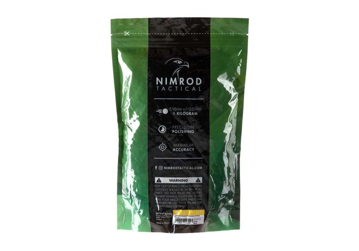 Nimrod 0.28g BB Professional Performance 3570rds - Hvid