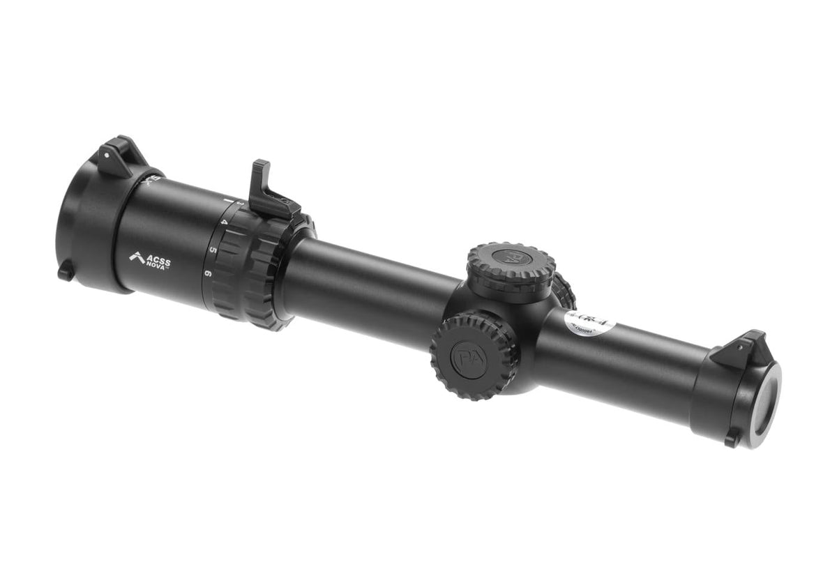 Primary Arms SLx 1-6x24mm SFP Riffel Kikkertsigte Gen IV Illuminated ACSS Nova Fiber Wire Reticle - Sort