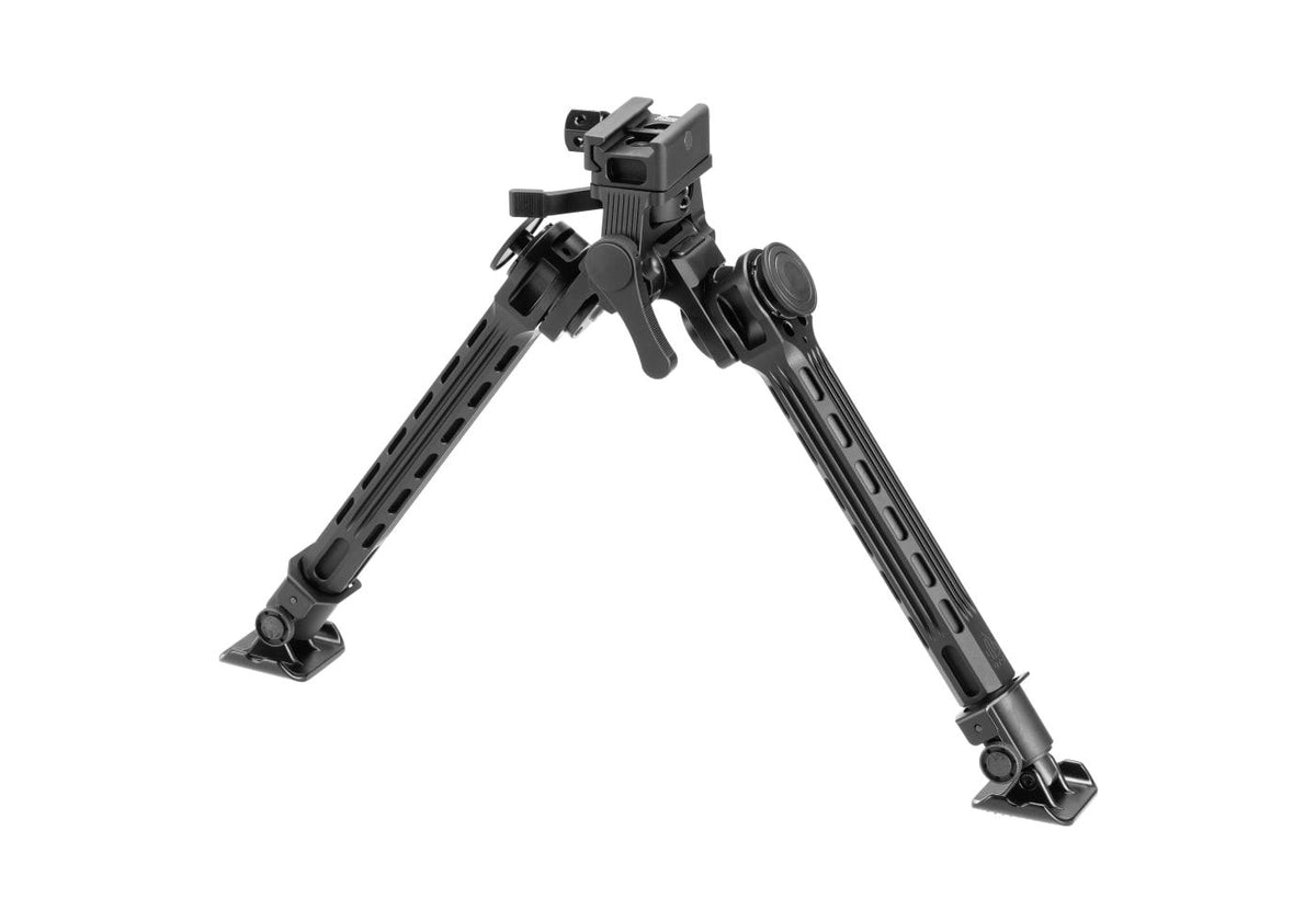 Leapers Big Bore Full Stability 9.4-14.0 Tommer Center Height Bipod - Sort