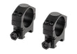 Vector Optics 30mm Lav Profil Weaver Ringe - Sort