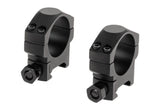 Vector Optics 30mm Lav Profil Weaver Ringe - Sort