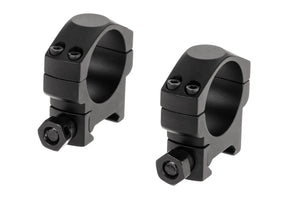 Vector Optics 30mm Lav Profil Weaver Ringe - Sort