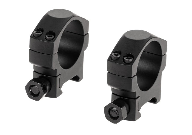 Vector Optics 30mm Lav Profil Weaver Ringe - Sort